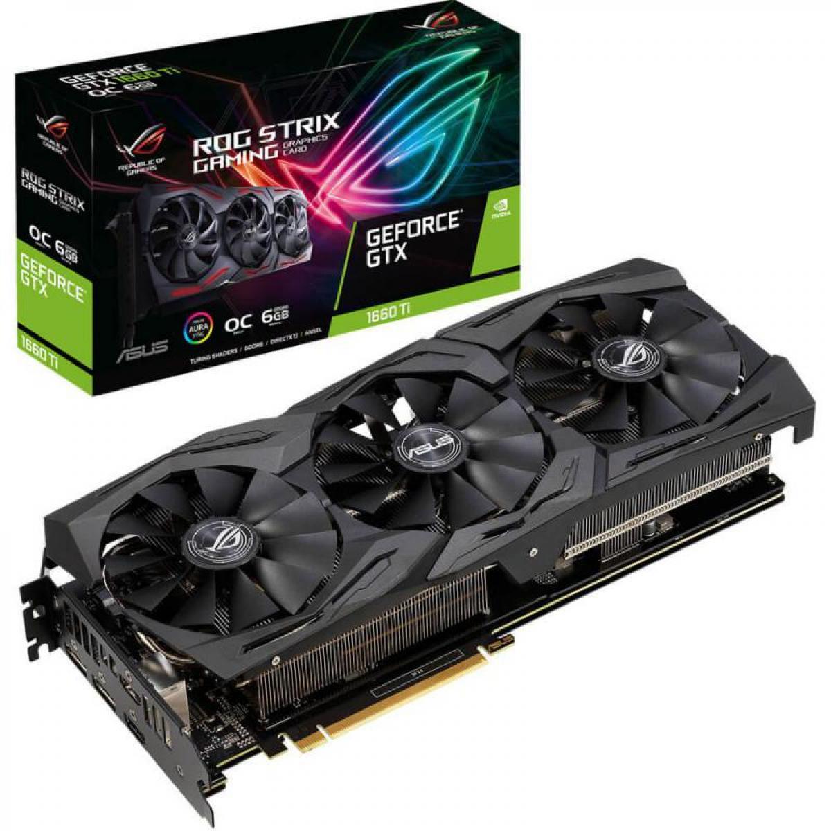 ASUS ROG Strix GeForce GTX 1660Ti 6GB DDR6 OC Edition