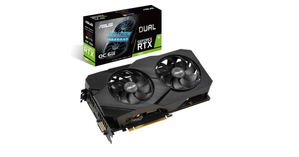 ASUS GeForce RTX 2060デュアルEVO OC(6GB GDDR6 PCI Express 3.0