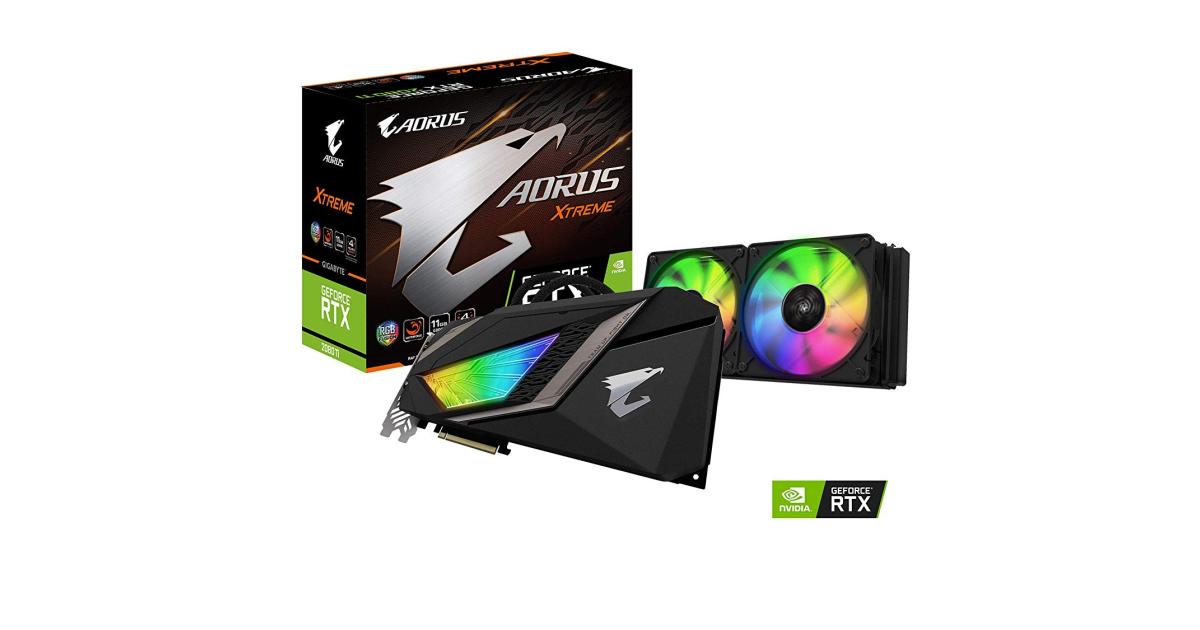 Gigabyte AORUS GeForce RTX™ 2080 Ti XTREME WATERFORCE 11G 