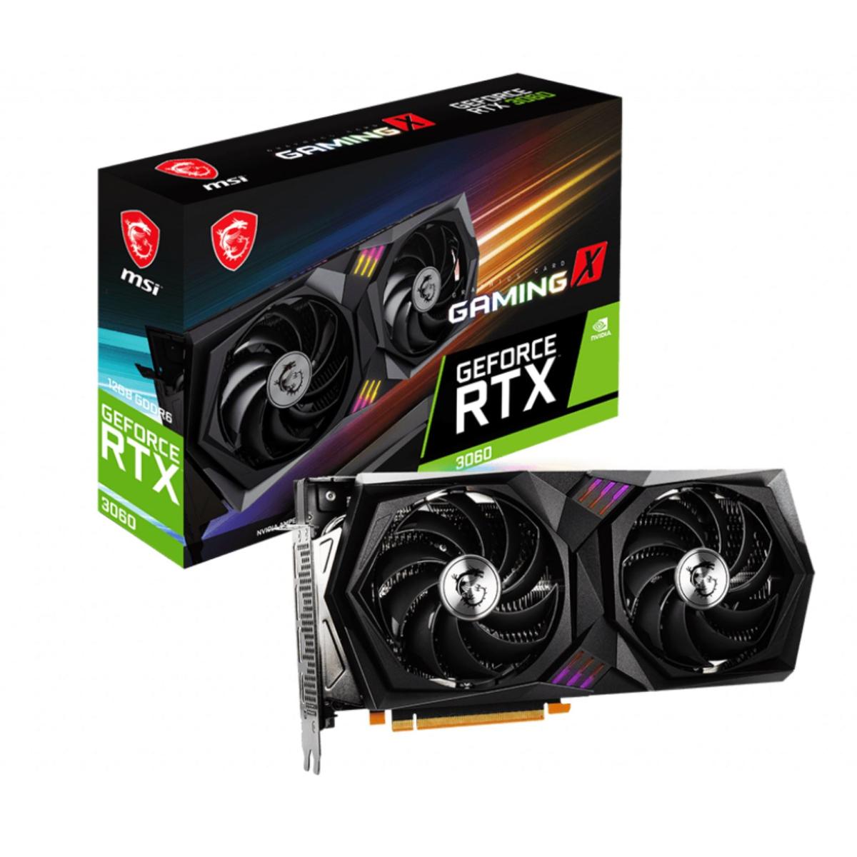 MSI GeForce RTX 3060 GAMING X 12GB - Graphics Card