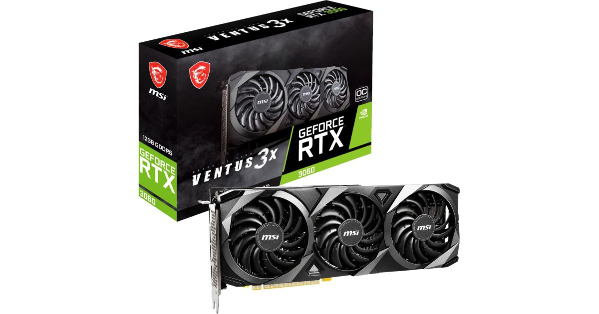 Msi geforce rtx 3060 ti ventus 3x oc обзор