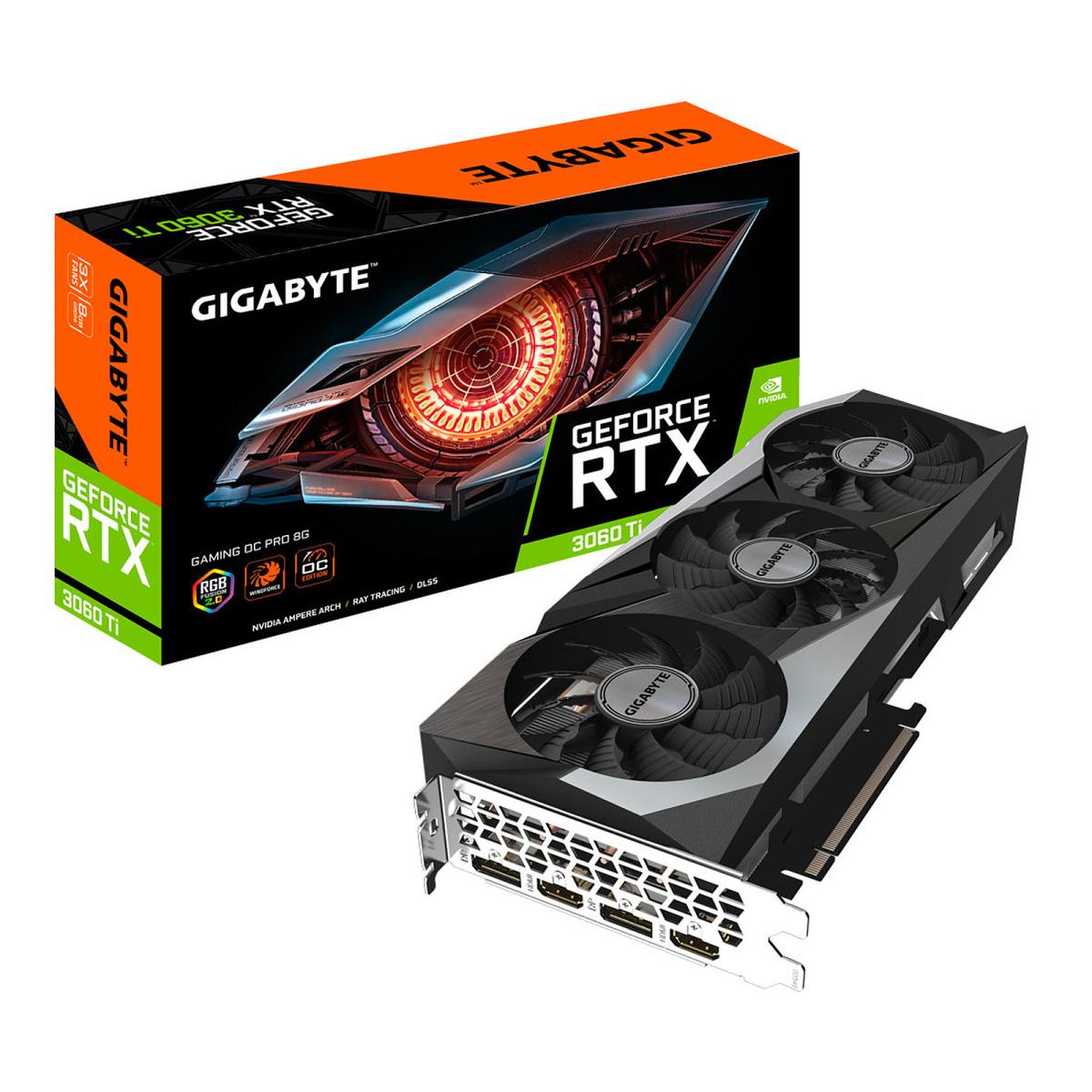 Gigabyte GeForce RTX™ 3060 Ti GAMING OC PRO 8GB GDDR6 (LHR) - Graphics Card