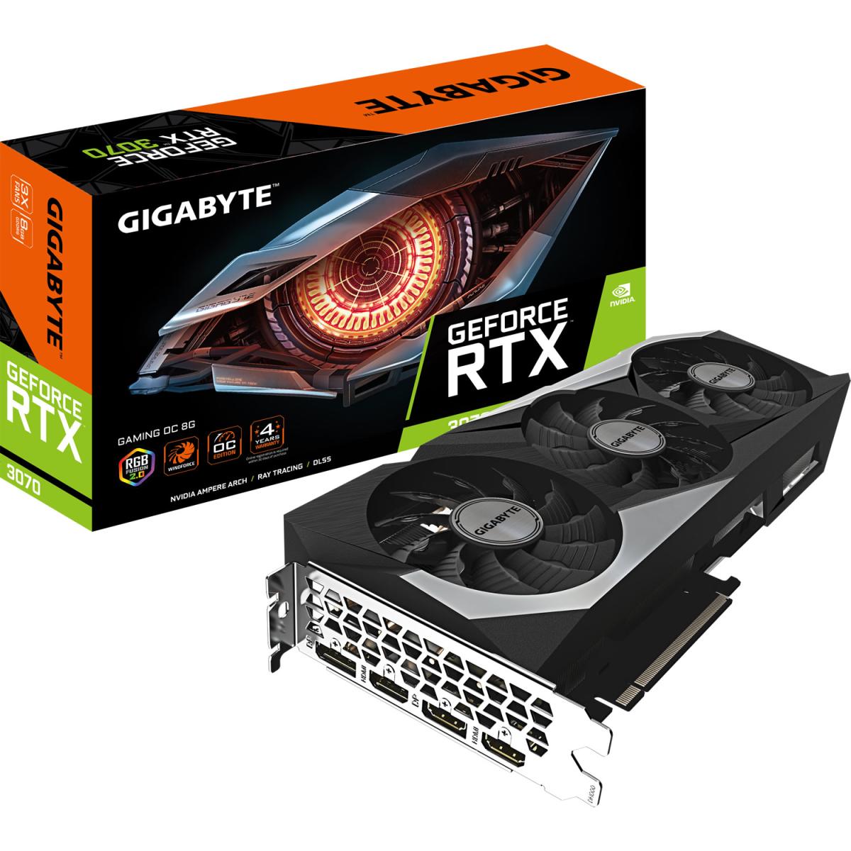 Gigabyte GeForce RTX™ 3070 GAMING OC 8GB GDDR6 - Graphics Card | GV ...