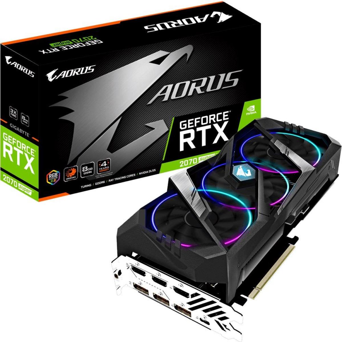 Gigabyte AORUS GeForce® RTX 2070 SUPER™ 8GB GDDR6