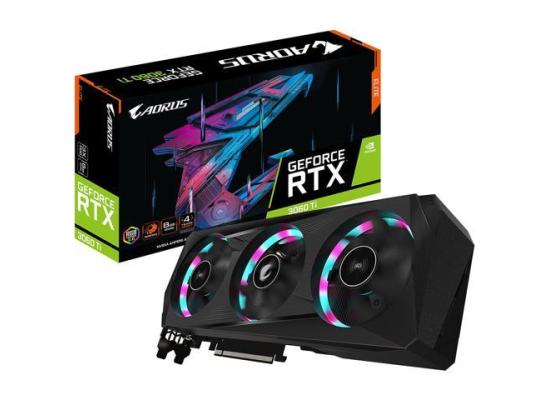  Gigabyte AORUS GeForce RTX™ 3060 Ti Elite 8GB (LHR) - Graphics Card