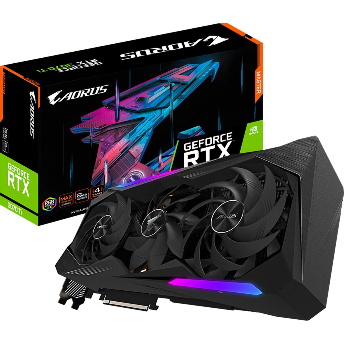 GIGABYTE AORUS GeForce RTX™ 3070 Ti MASTER 8G GDDR6X - Graphics Card
