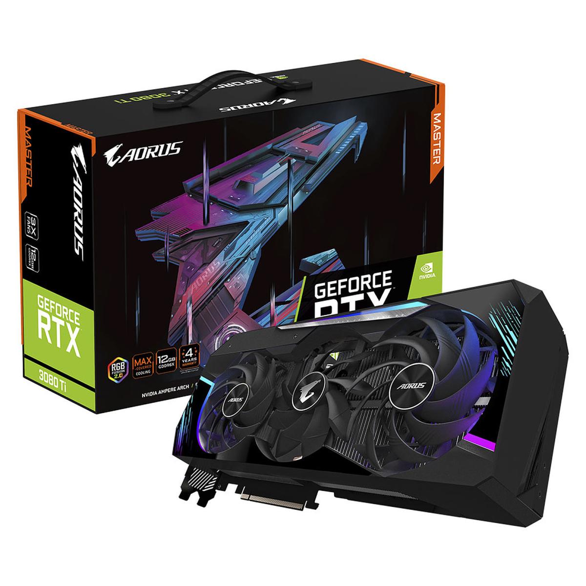 Gigabyte AORUS GeForce RTX™ 3080 Ti MASTER 12GB (LHR) - Graphics Card
