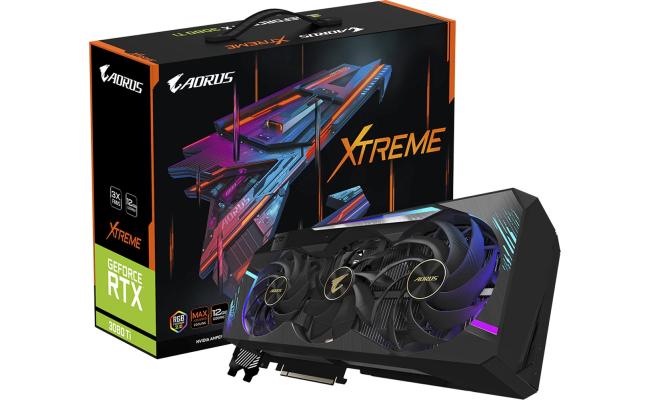 Gigabyte AORUS GeForce RTX™ 3080 Ti XTREME 12GB Graphics Card (LHR)