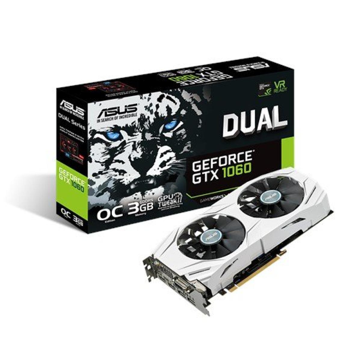 Asus Dual series GTX 1060 OC edition 3GB GDDR5