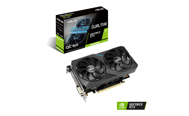 ASUS NVIDIA GeForce GTX 1660 SUPER 6GB DUAL MINI OC Edition - Graphics Card