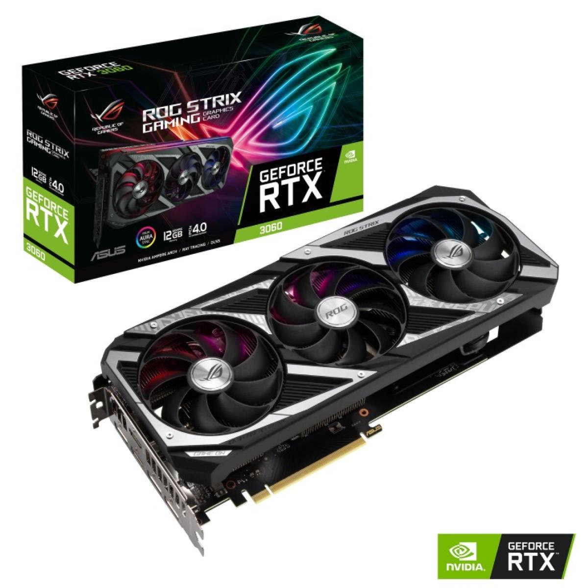 ASUS ROG STRIX GeForce RTX 3060 GDDR6 12GB (LHR) - Graphics Card
