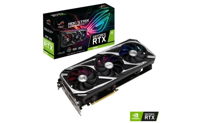 ASUS ROG STRIX GeForce RTX 3060 GDDR6 12GB (LHR) - Graphics Card