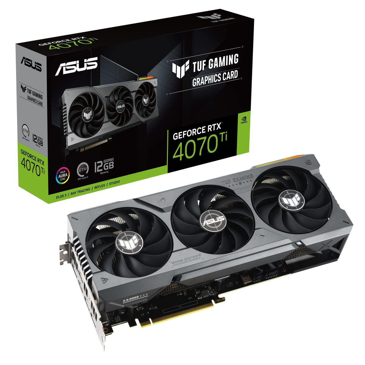 ASUS TUF Gaming GeForce RTX™ 4070 Ti 12GB GDDR6X OC Edition - Graphics Card
