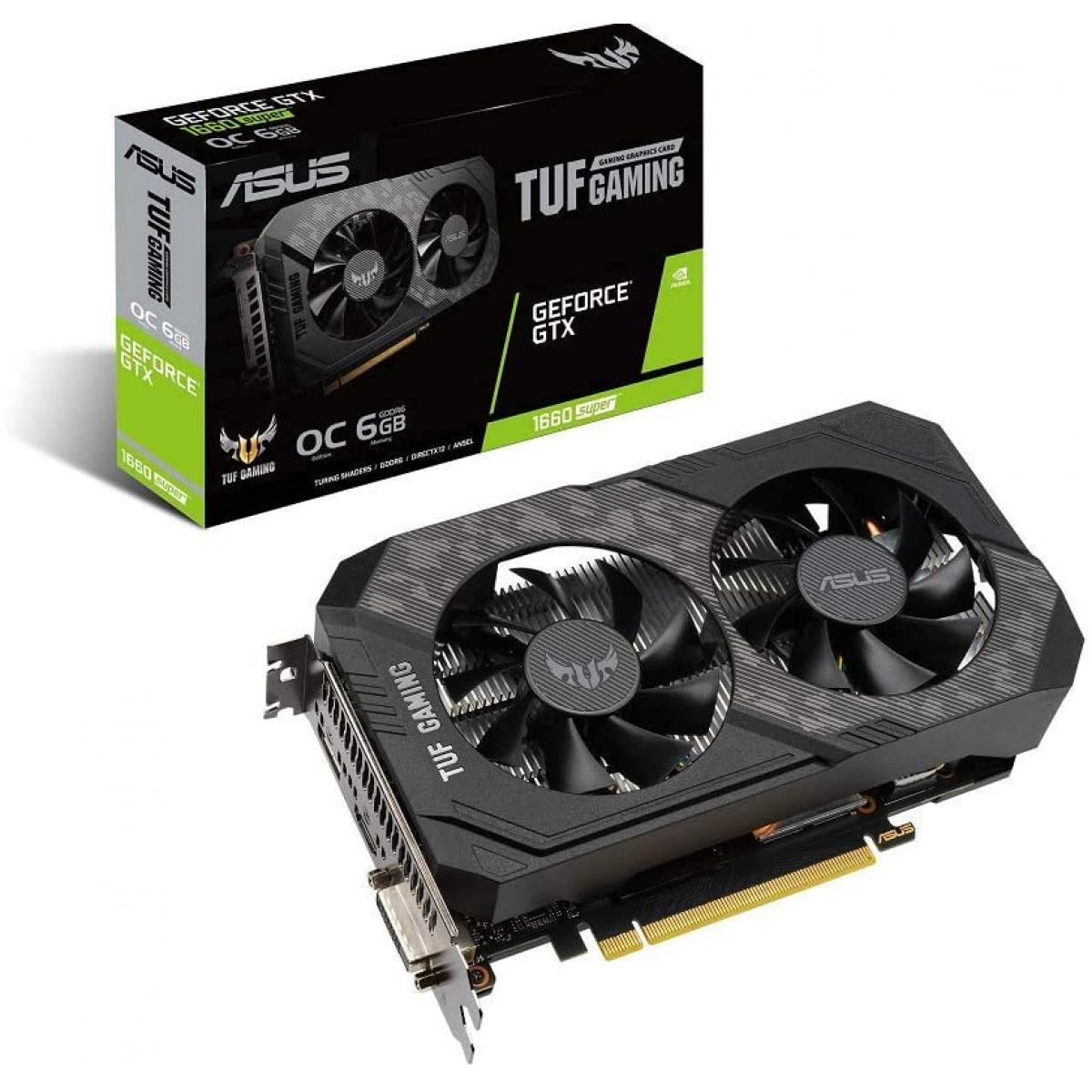 ASUS TUF GeForce GTX 1660 SUPER 6GB GAMING OC Edition - Graphics Card