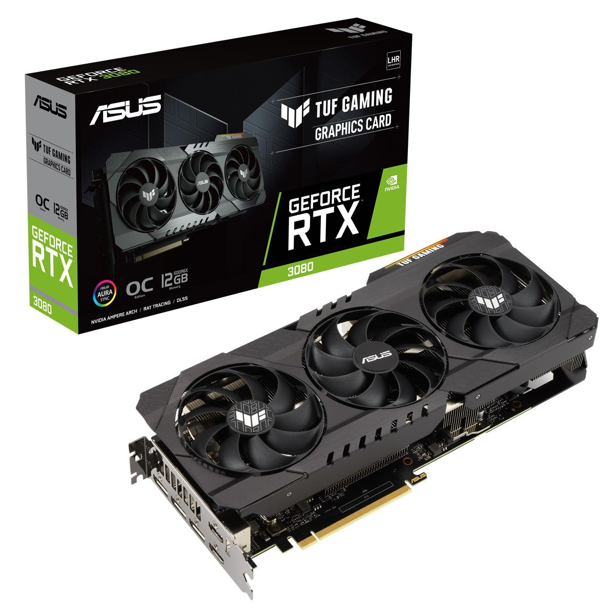 ASUS TUF Gaming GeForce RTX™ 3080 OC Edition 10GB GDDR6X-Graphics Card