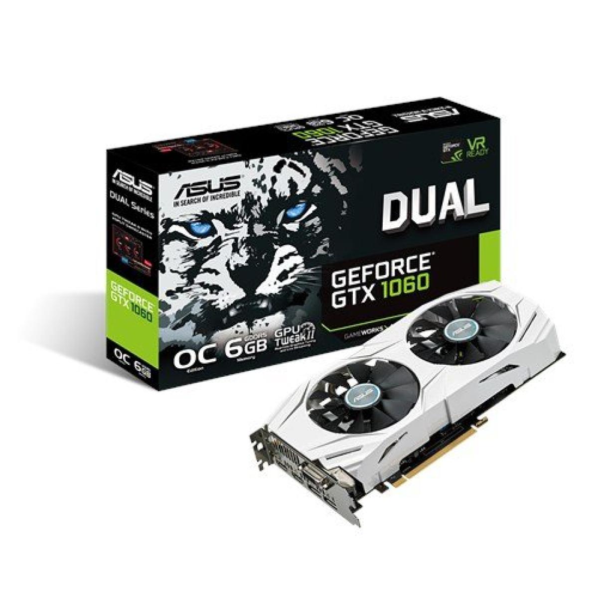 Asus Dual series GTX 1060 OC edition 6GB GDDR5