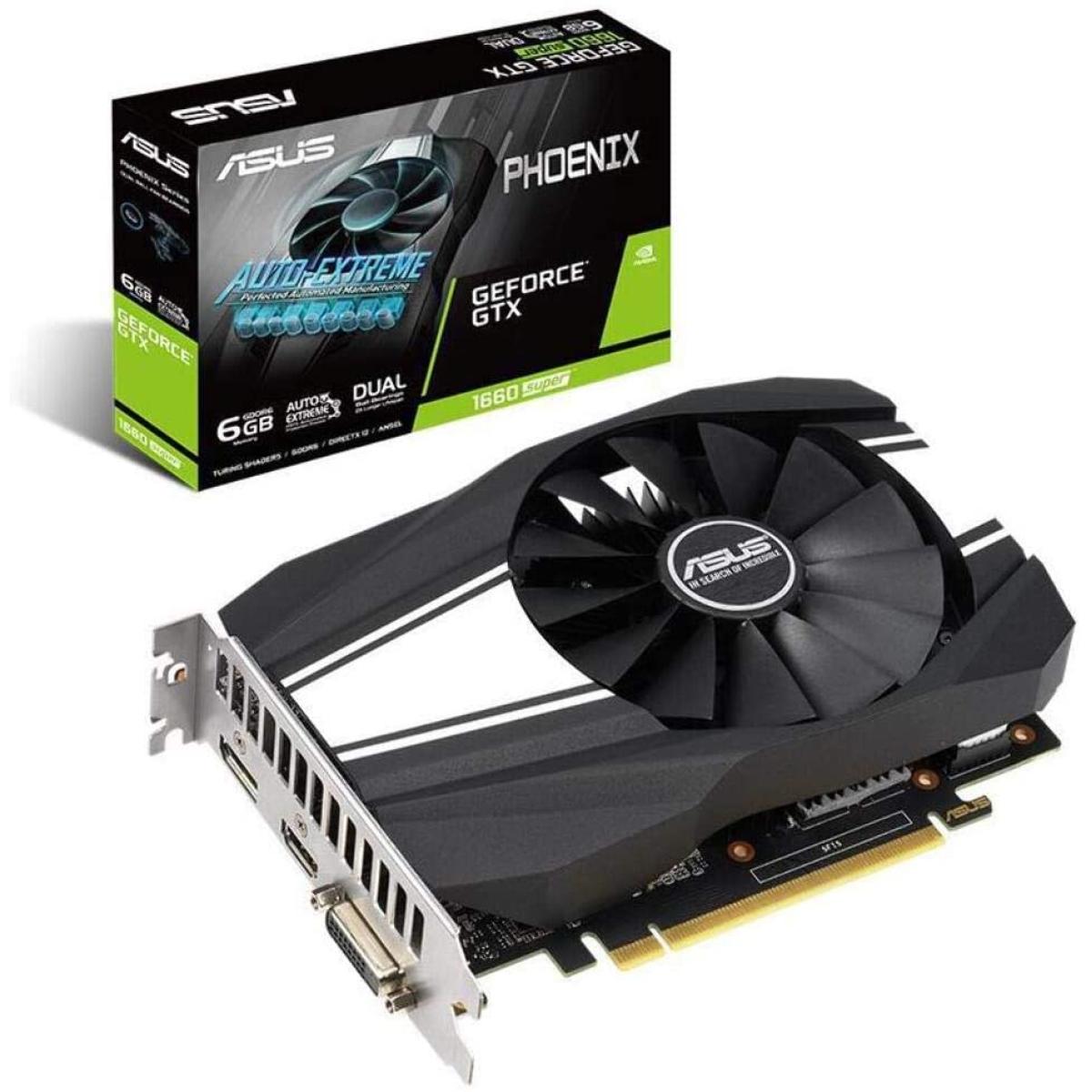 Asus Phoenix GeForce GTX 1660 Super Overclocked 6GB GDDR6 - Graphics Card