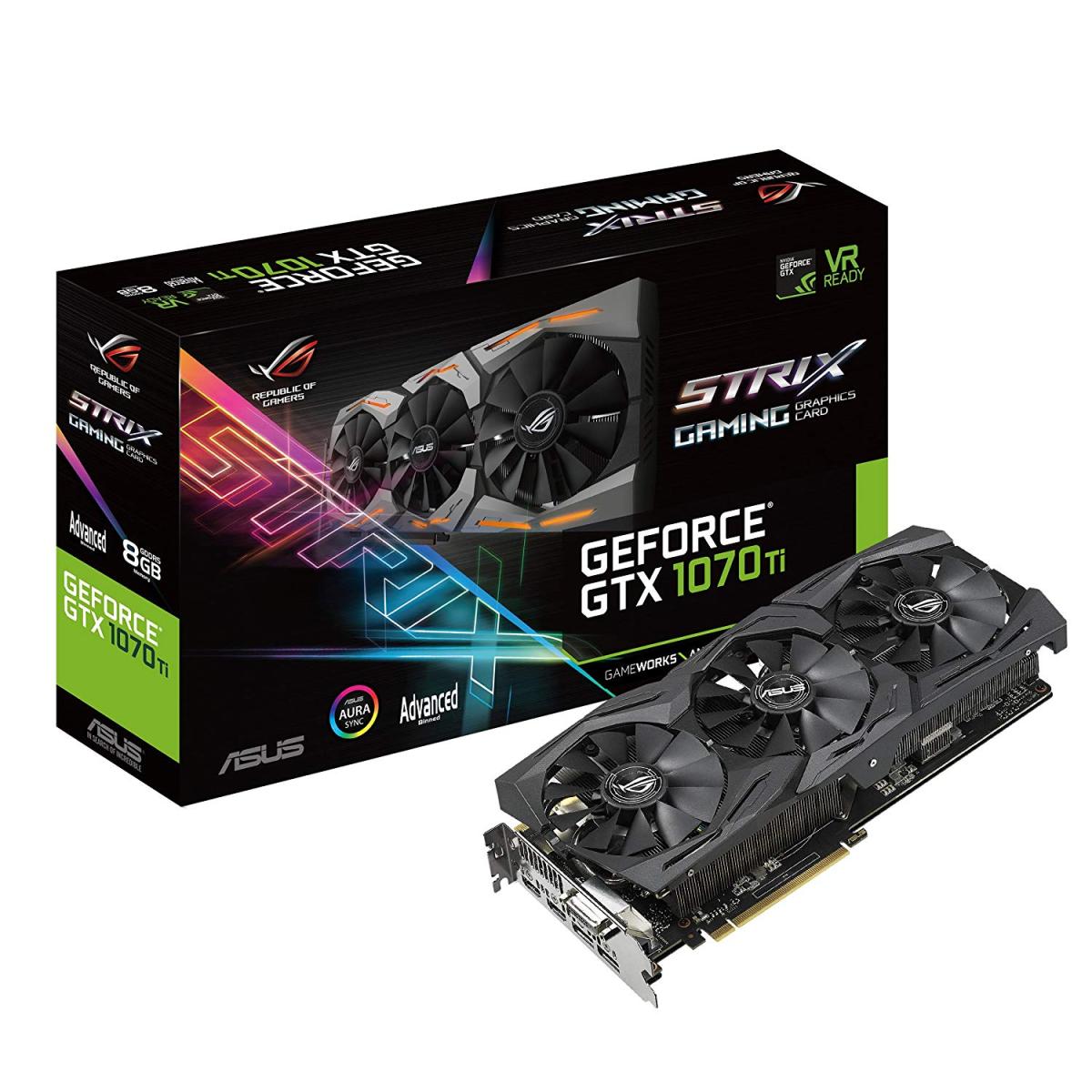 Asus ROG Strix GTX 1070Ti Advanced edition 8GB GDDR5