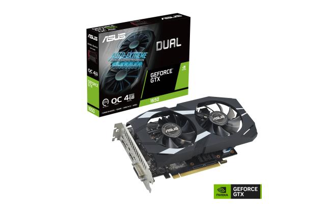 ASUS Dual GeForce GTX 1650 OC Edition 4GB GDDR6 EVO - Graphics Card