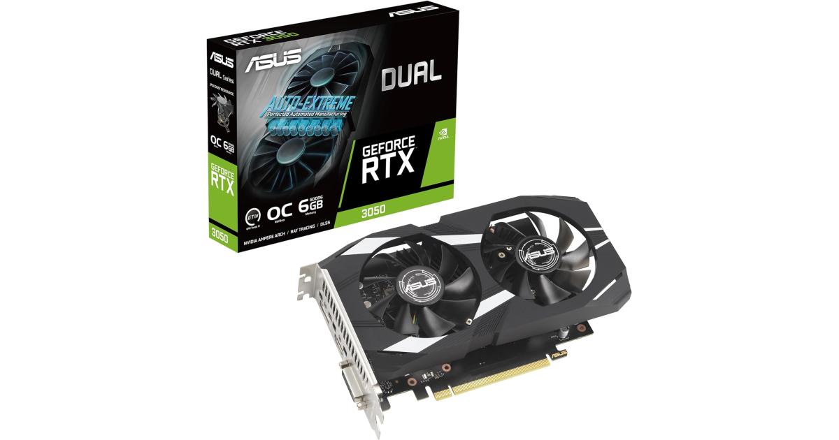 【使用歴:極短】ASUS GeForce RTX 3050 6GB ASUS Dual GeForce RTX™ 3050 OC Edition 6GB GDDR6