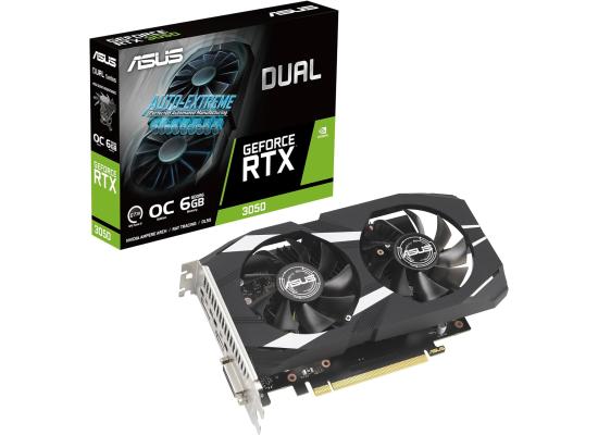 ASUS Dual GeForce RTX 3050 OC Edition 6GB GDDR6 - Graphics Card (No Power Connectors)