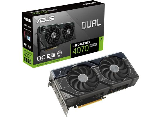 ASUS Dual GeForce RTX 4070 SUPER OC Edition 12GB GDDR6X - Graphics Card