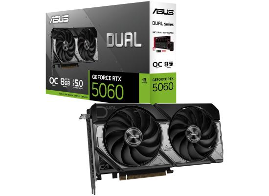 ASUS Dual GeForce RTX 5060 OC Edition 8GB GDDR7 - Graphics Card