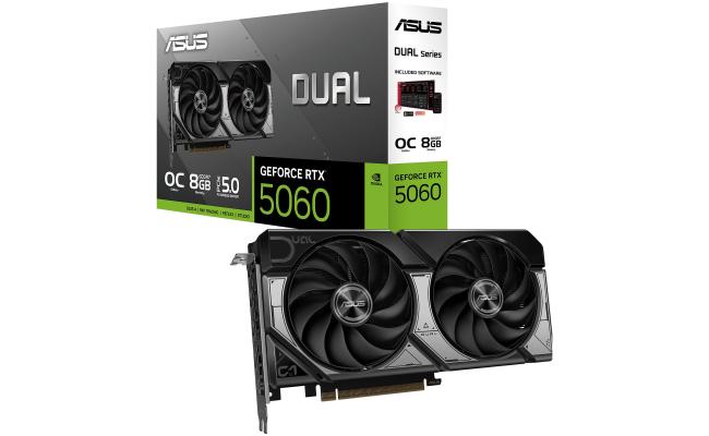 ASUS Dual GeForce RTX 5060 OC Edition 8GB GDDR7 - Graphics Card