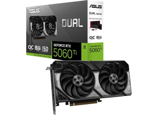 ASUS Dual GeForce RTX 5060 Ti OC Edition 8GB GDDR7 - Graphics Card