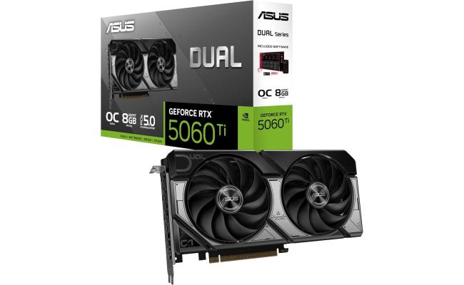 ASUS Dual GeForce RTX 5060 Ti OC Edition 8GB GDDR7 - Graphics Card