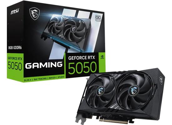 MSI GeForce RTX 5050 GAMING OC 8GB GDDR6 - Graphics Card