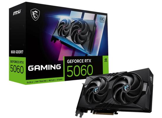 MSI GeForce 5060 GAMING OC 8GB GDDR7 - Graphics Card