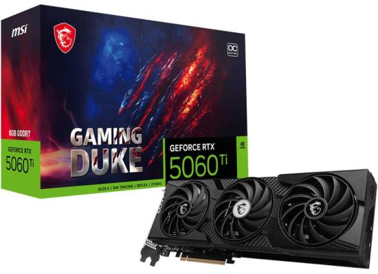 MSI GeForce RTX 5060 Ti GAMING DUKE 3X OC 8GB GDDR7 - Graphics Card