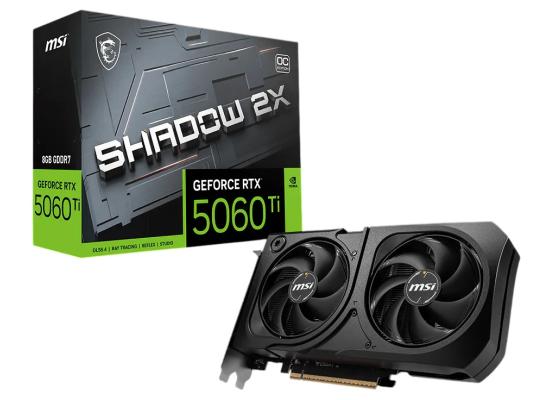 MSI GeForce RTX™ 5060 Ti 8G SHADOW 2X OC PLUS - Graphics Card