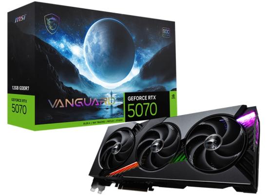 MSI GeForce RTX 5070 VANGUARD SOC 12GB GDDR7- Graphics Card