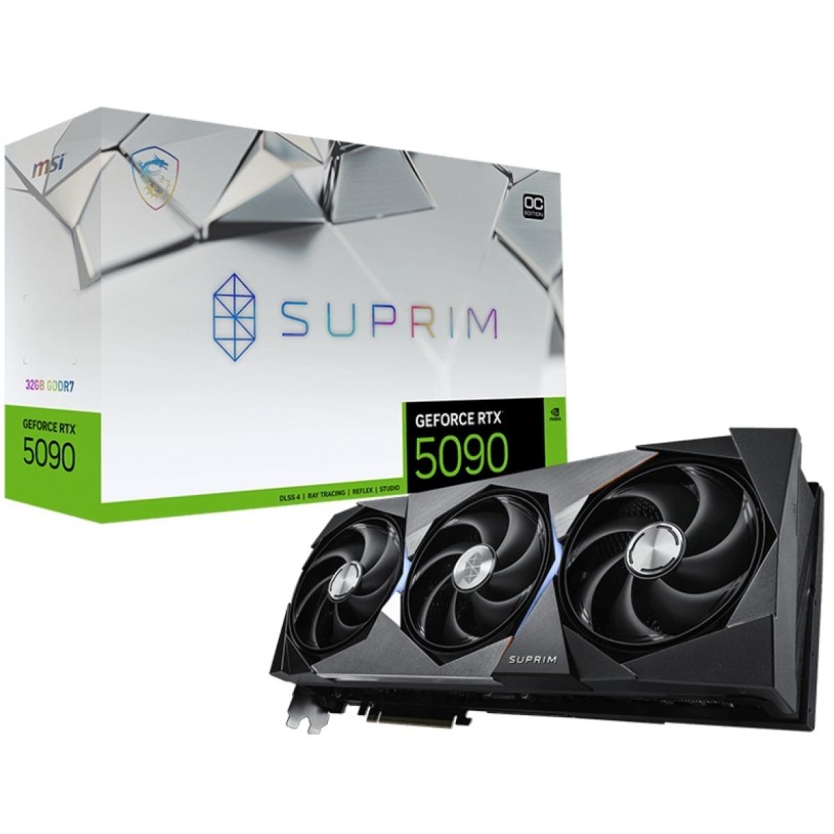 MSI GeForce RTX 5090 SUPRIM OC 32GB GDDR7 - Graphics Card