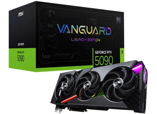 MSI GeForce RTX 5090 VANGUARD SOC LAUNCH EDITION 32GB GDDR7 - Graphics Card