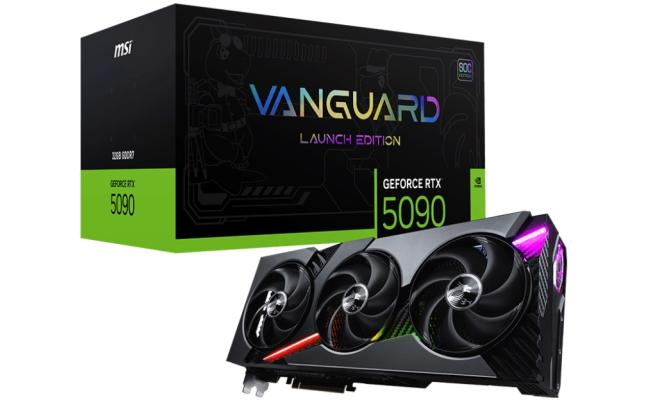 MSI GeForce RTX 5090 VANGUARD SOC LAUNCH EDITION 32GB GDDR7 - Graphics Card