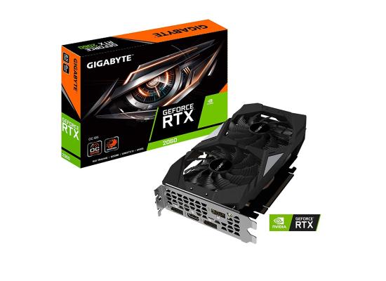 GIGABYTE GeForce RTX 2060 OC 2x WINDFORCE Fans 6GB GDDR6 - Graphics Card 