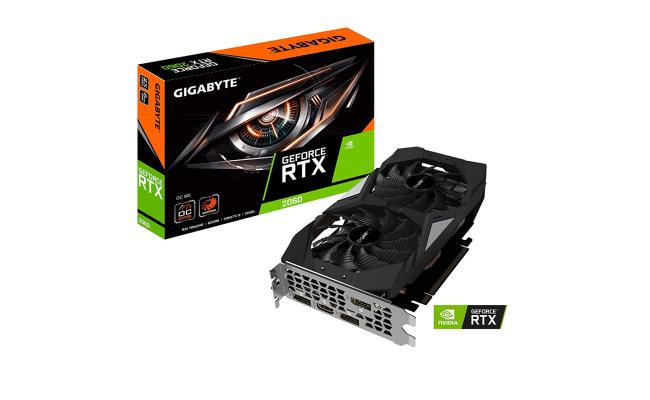 GIGABYTE GeForce RTX™ 2060 D6 6G GDDR6 2X Fans - Graphics Card
