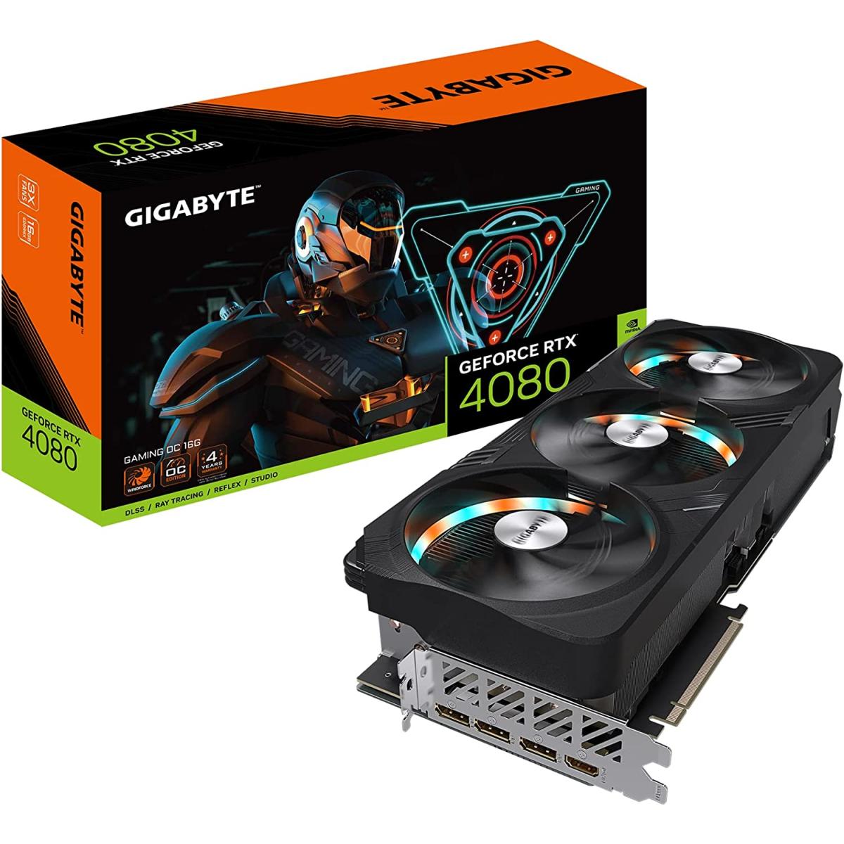 GIGABYTE GeForce RTX 4080 GAMING OC 16GB GDDR6X - Graphics Card
