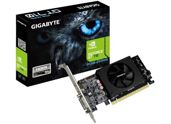 GIGABYTE GeForce® GT 710 GDDR5 2GB  DVI-D/ HDMI/ D-SUB