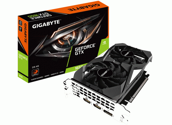 GIGABYTE GeForce GTX 1650 D5 4G WINDFORCE 2X Cooling - Graphics Card