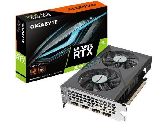 GIGABYTE GeForce RTX 3050 EAGLE OC 6GB GDDR6 - Graphics Card (No Power Connectors)