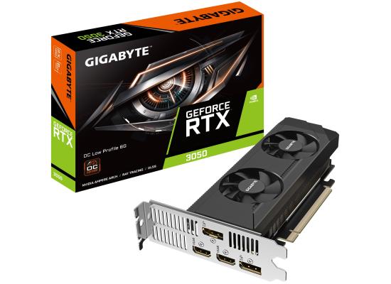 GIGABYTE GeForce RTX 3050 Low Profile 6GB GDDR6 - Graphics Card (No Power Connectors)