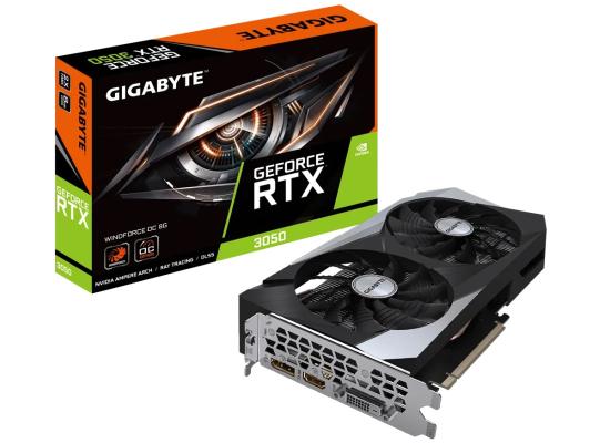 GIGABYTE GeForce RTX™ 3050 WINDFORCE OC 8GB GDDR6 - Graphics Card