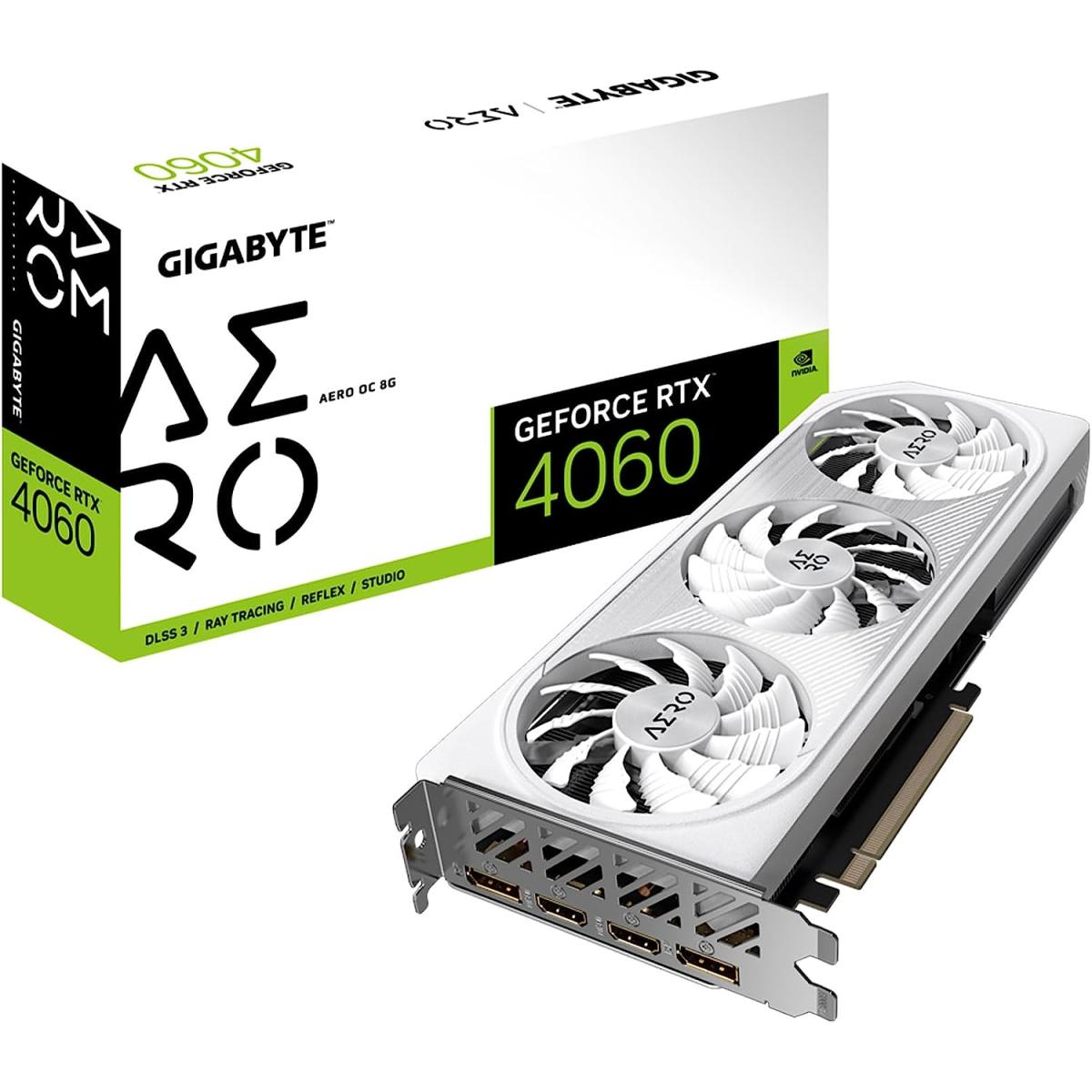 GIGABYTE GeForce RTX 4060 AERO OC 8GB GDDR6 - Graphics Card