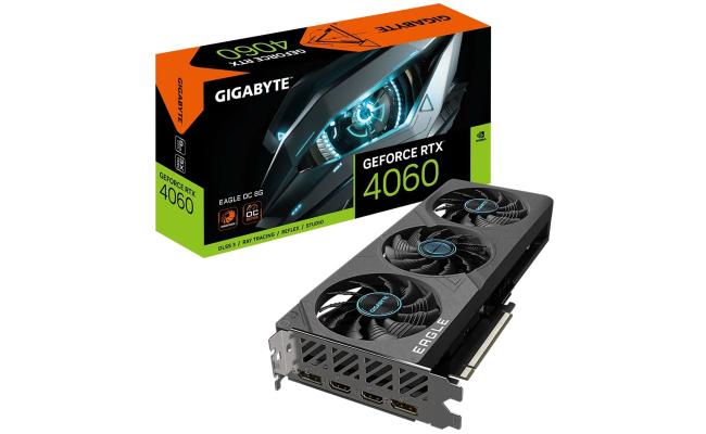 GIGABYTE GeForce RTX 4060 EAGLE OC 8GB GDDR6 - Graphics Card