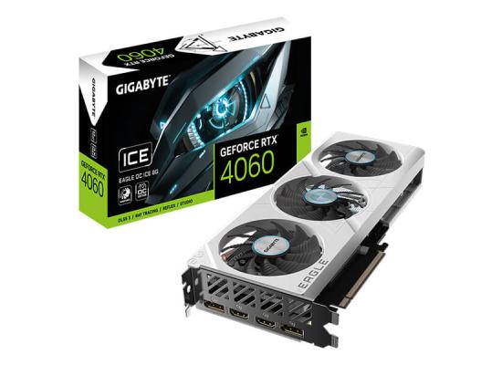 GIGABYTE GeForce RTX 4060 EAGLE OC ICE 8GB GDDR6 - Graphics Card