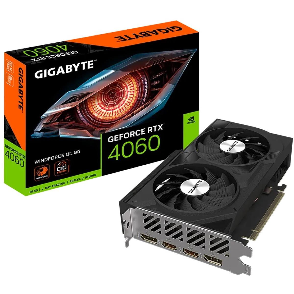 GIGABYTE GeForce RTX 4060 WINDFORCE OC 8GB GDDR6 - Graphics Card